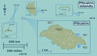 Kaart (kartograafia)-Pitcairn-Pitcairn_Islands_map.png