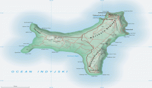 Карта (мапа)-Божићно Острво-Christmas_Island_Map2.png