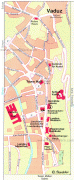 Kaart (kartograafia)-Vaduz-vaduz-map.jpg