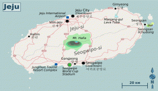 Kort (geografi)-Jeju-do-Jeju_Map_1-300000.png