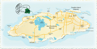 Karte (Kartografie)-Nassau (Bahamas)-Nassau-Island-Map.jpg