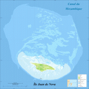 Map-French Southern and Antarctic Lands-Juan_de_Nova_Island_and_reef_land_cover_map-fr.jpg