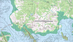 Kaart (kartograafia)-Belau-Palau-airport-vicinity-Map.jpg
