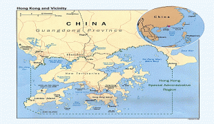 Kaart (cartografie)-Hongkong-map-of-hong-kong.jpg