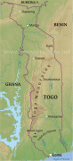 Bản đồ-Togo-togo-map-physical.jpg