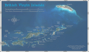 Kaart (cartografie)-Britse Maagdeneilanden-BVI_Map.jpg