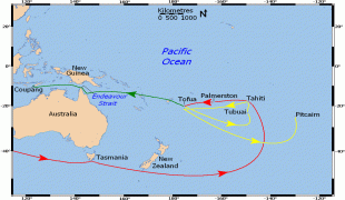 Карта (мапа)-Острва Питкерн-Bounty_Voyages_Map.png