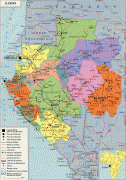 Kaart (cartografie)-Libreville-gabon-map1.jpg