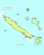 Kaart (cartografie)-Nieuw-Caledonië (gebiedsdeel)-Map+of+New+Caledonia.jpg