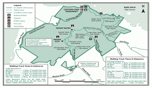 Kaart (cartografie)-Norfolk (eiland)-Norfolk-Island-National-Park-Trail-Map.jpg