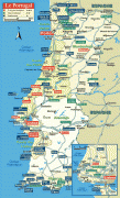 Kort (geografi)-Portugal-Portugal-Tourist-Map.jpg