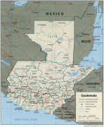 Karte (Kartografie)-Guatemala-Guatemala-Political-Map-2000.jpg