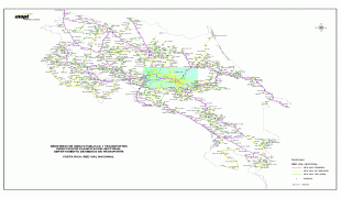 Mappa-Costa Rica-Costa_Rica_National_Road_Network_Map_2.gif