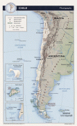 Kaart (kartograafia)-Tšiili-Mapa_Fisico_Chile_2009.jpg