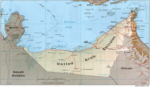 Карта (мапа)-Уједињени Арапски Емирати-United_Arab_Emirates.jpg