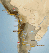 Kaart (cartografie)-Dakar-dakar-2012-route-map.jpg