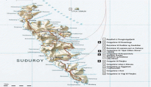 Kort (geografi)-Thorshavn-Suðuroy-Tourist-Map.jpg