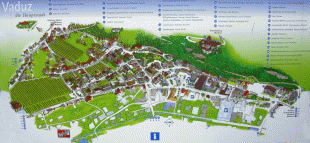 Kaart (kartograafia)-Vaduz-Vaduz_map.jpg