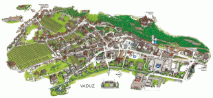 Karte (Kartografie)-Vaduz-Vaduz-Town-Map.png