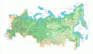 Kaart (cartografie)-Rusland-Map-Russia.jpg
