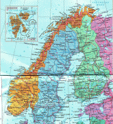 Kaart (kartograafia)-Norra-norway_map.jpg