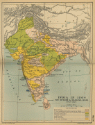 Географическая карта-Индия-India_1804_map.jpg