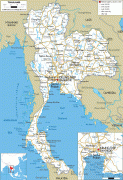 Térkép-Thaiföld-Thai-road-map.gif