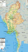 Географічна карта-М'янма-Myanmar-physical-map.gif