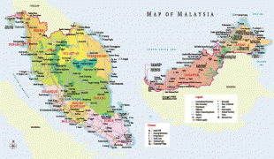 Karte (Kartografie)-Malaysia-map-of-malaysia.jpg