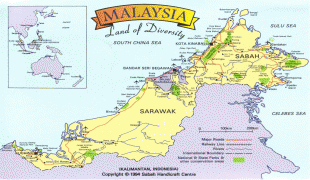 Kaart (cartografie)-Maleisië-IMAGE2741.JPG