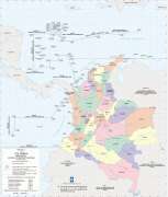 Kort (geografi)-Colombia-Map-of-Colombia-2002.jpg