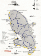 Kaart (kartograafia)-Martinique-Scan0013-Map-of-Martinique.jpg