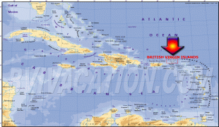Kaart (cartografie)-Britse Maagdeneilanden-Caribbean-map-British-Virgin-Islands.jpg