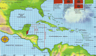 Географічна карта-Беліз-Belize-Hurricane-Tracking-Map.jpg