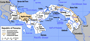 Bản đồ-Panama-Countries-Panama-provinces-2005-10-18-en.png
