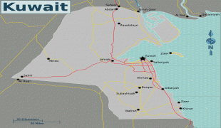 Bản đồ-Thành phố Kuwait-Map_of_Kuwait.png