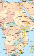 Kaart (cartografie)-Lilongwe (stad)-Map-Africa8.gif