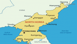 Kort (geografi)-Pyongyang-north-korea.jpg