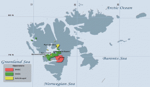 Kaart (kartograafia)-Longyearbyen-svalbard-map.jpg