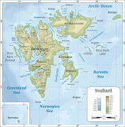 Kaart (kartograafia)-Longyearbyen-Svalbard_topo_map.png
