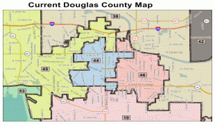 Карта (мапа)-Даглас-Current_Douglas_County_Map.jpg