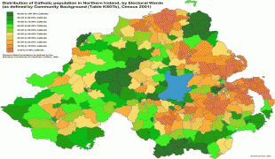 Kaart (kartograafia)-Põhja-Iirimaa-2001religionwardsni2.jpg