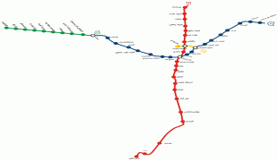 Географическая карта-Кередж-tehran-metro-map.gif