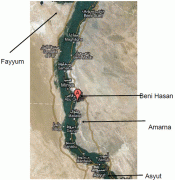 Bản đồ-Asyut-nile-googlemap-amarna.jpg