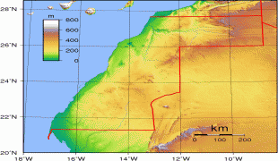 Mapa-Západní Sahara-detailed_western_sahara_topographical_map.jpg