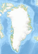 Kaart (cartografie)-Groenland-Greenland_edcp_relief_location_map.jpg