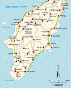 Kaart (cartografie)-Zuid-Egeïsche Eilanden-Inselplan-Rhodos-7398.jpg