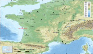 Peta-Saint Martin (Perancis)-france-map-relief-big-cities-Saint-Martin-de-Re.jpg
