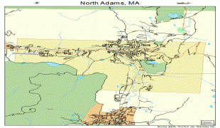 Kaart (kartograafia)-Adamstown-north-adams-ma-2546225.gif