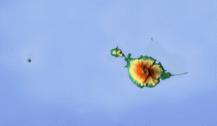 Географическая карта-Остров Херд и острова Макдональд-Heard_Island_and_McDonald_Islands_location_map_Topographic.png